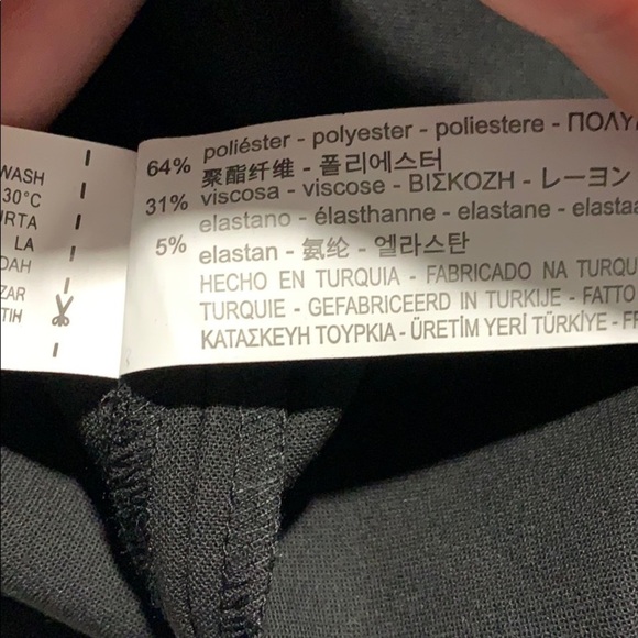 🌹NWT. Zara Black Mini Dress. Size S. - Picture 6 of 7